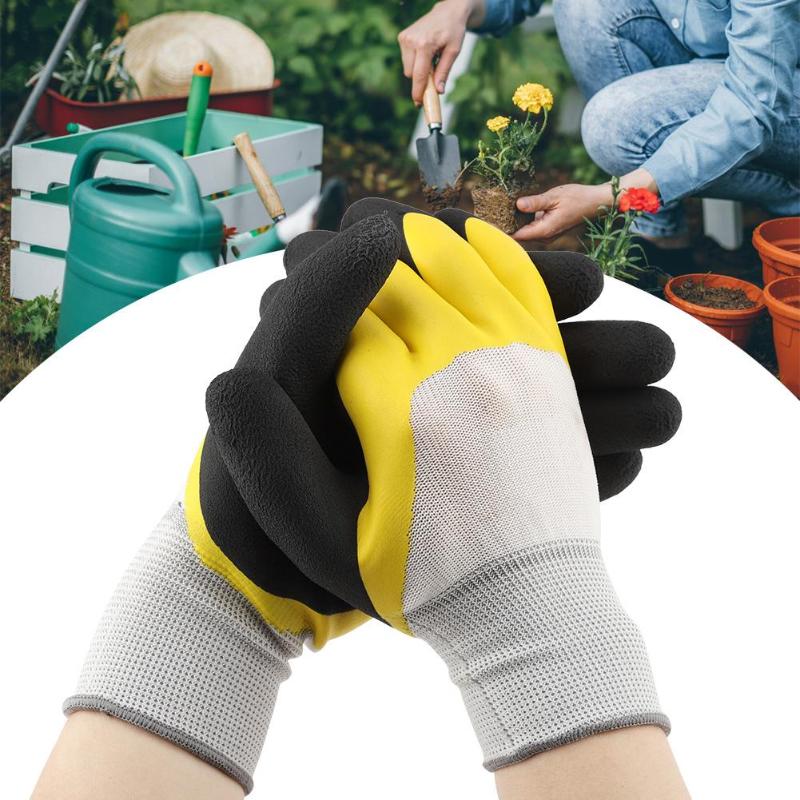 

1Pair Non-slip Wear - Resistant Labor Work Garden Gloves Handling Disposable