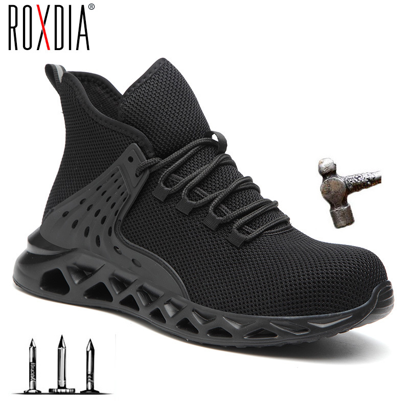 

Boots Men's safety boots, informal steel work tips, breathable sneakers, outdoor shoes, large, 38-48 210813, 01 men's safety shoes