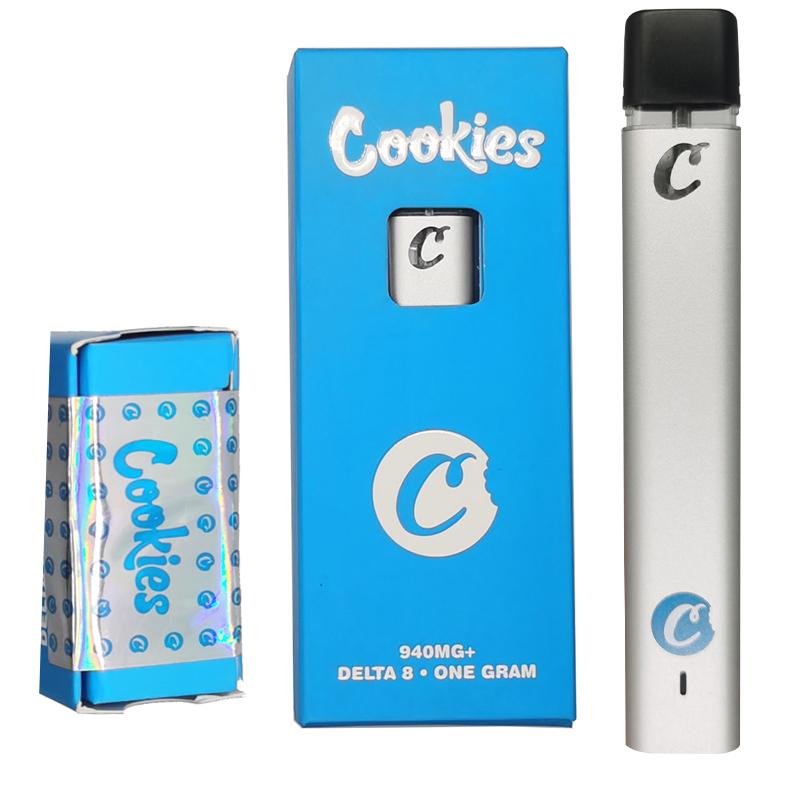

Cookies Disposable Vape Pen Starter Kit E Cigarettes 280mAh Battery 1ml Ceramic Coil Thick Oil Carts Empty Atomizers Vaporizer Vs Runtz