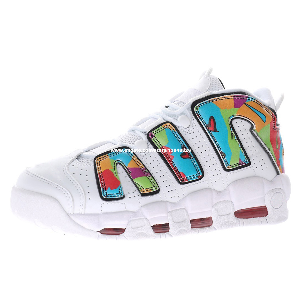 

Uptempos 96 Peace Love Basketball Shoes for Men Pippen More Sneakers Mens Sneaker Womens Sports Shoe Women Sport DM8150-100, U2 921948-406