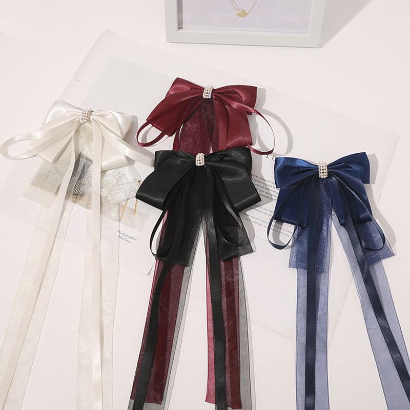 

Hair Accessories Super Long Streamer Bow Tassel Hairpin Headdress Clip For Women Girls Wedding Ribbon Barrette
