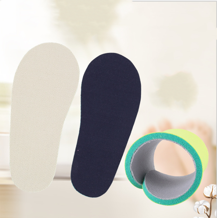 

Children can cut children's special breathable, sweat-absorbent anshock-absorbing insoles for boys and girls, White;pink