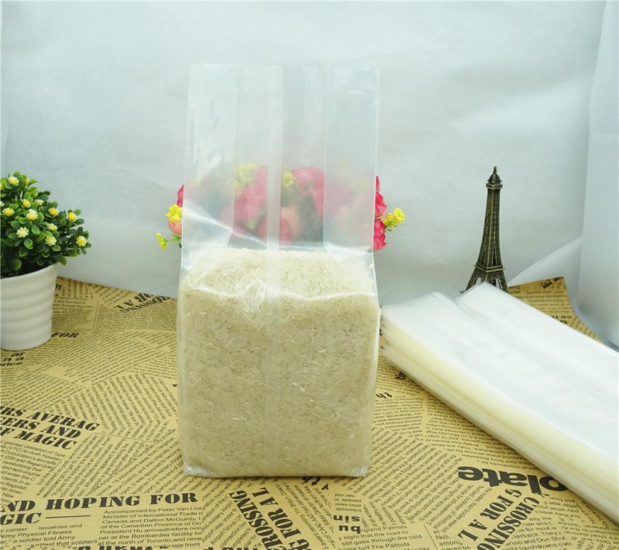 

Storage Bags Side Fold Organ Bag 100pcs Clear Nylon Vaccum Middle Sealed With Tear Notch, Gusseted Packing Heat Seal Tea Pouch