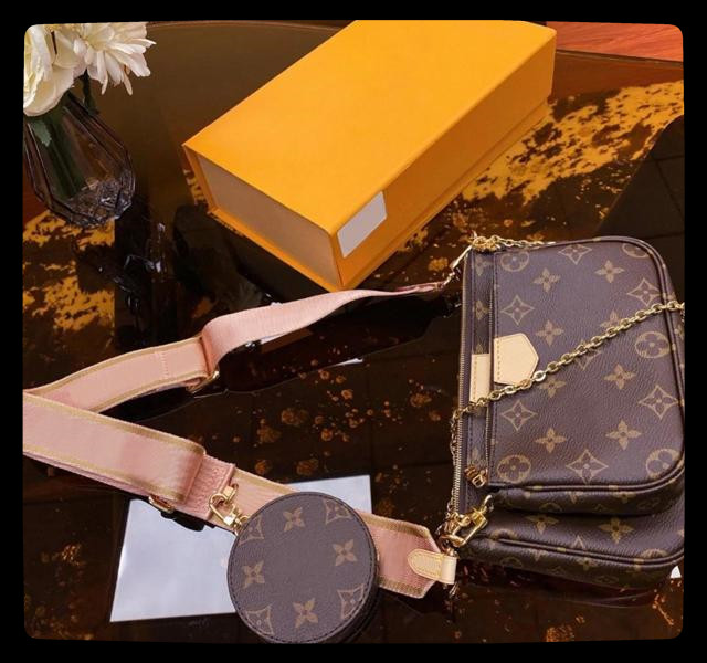 

Set Women Chain Crossbody Bag Leather Designer Luxury Handbags Purses Lady Tote Luxurys Bags Coin LVLOUISVITTON VUTTON