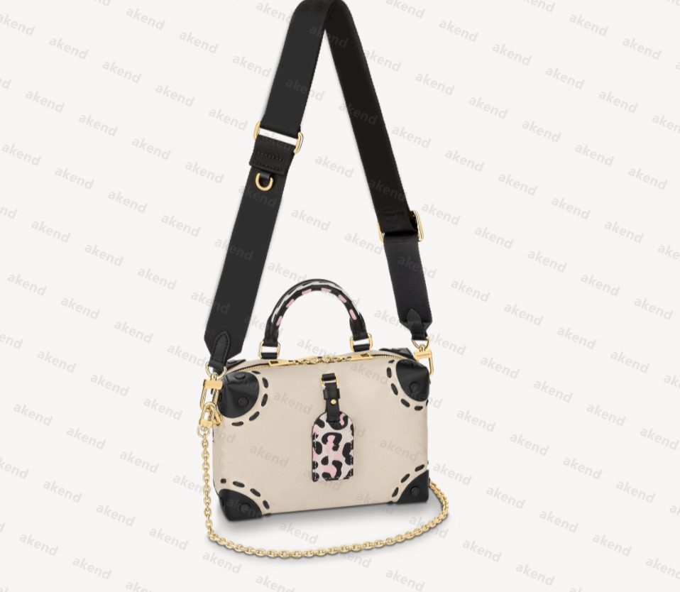 

Top quality Genuine leather PETITE MALLE SOUPLE crossbody Bags SPEEDY Women's men Clutch tote Luxury Designer fashion shopping wallet handbag Shoulder Bag M45393, Carton