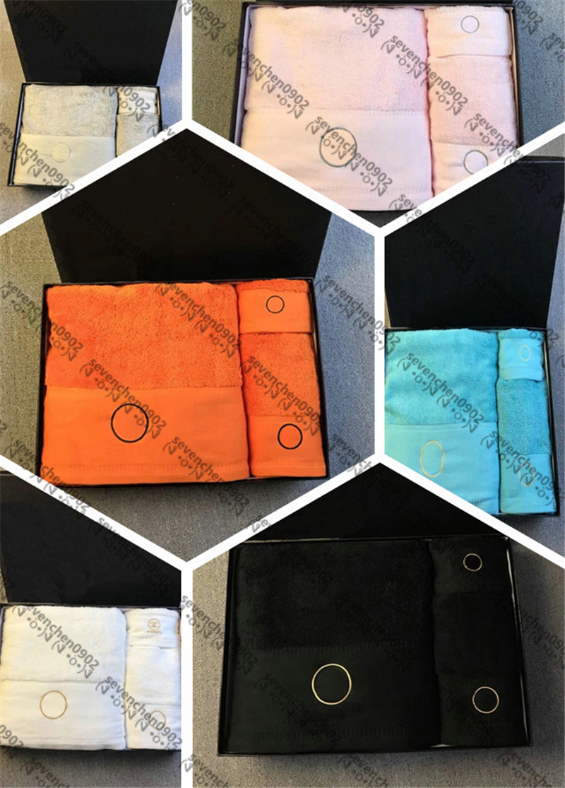 

Luxury Style Towel Set Designer Cotton Comfortable Three Pieces Home Bath Hand Face Hair Multifunction Supplies, As pic