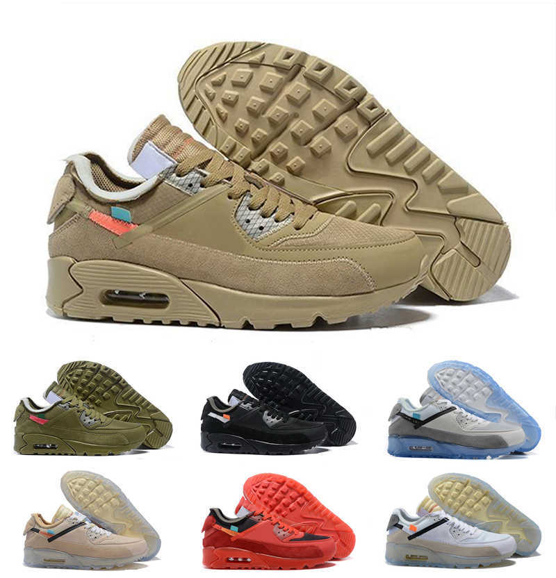 

Air Cushion Off Road Triple Black White Mens Running Shoes Desert Ore Man Sneakers Trainers Shoe women Zapato, Color 3