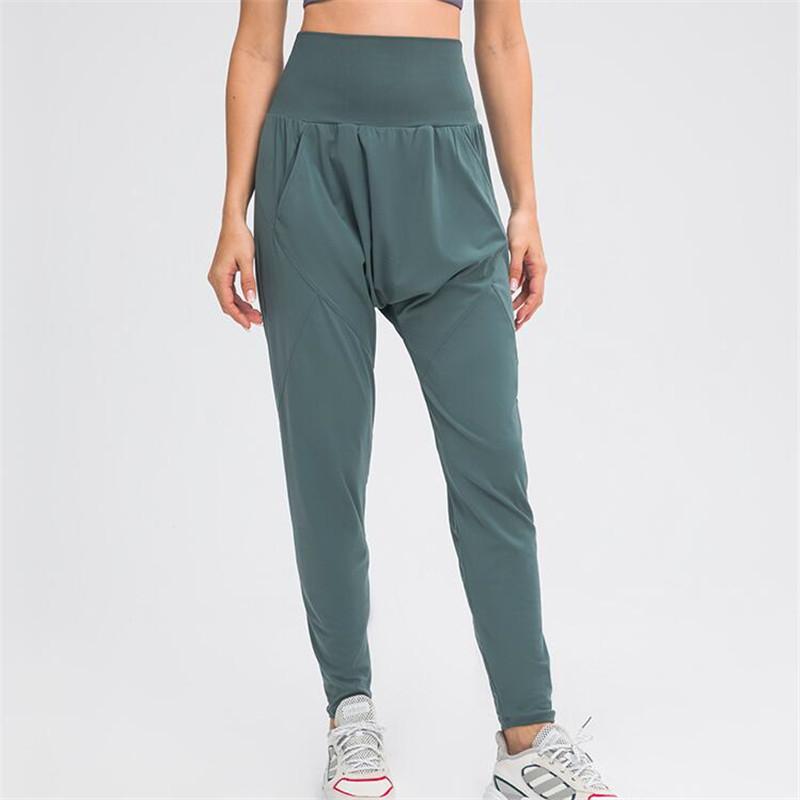 

Naked Feel Fabric Workout Sport Joggers Pants Women High Waist Fitness Running Sweatpants With Two Side Pocket Yoga Outfit, Black