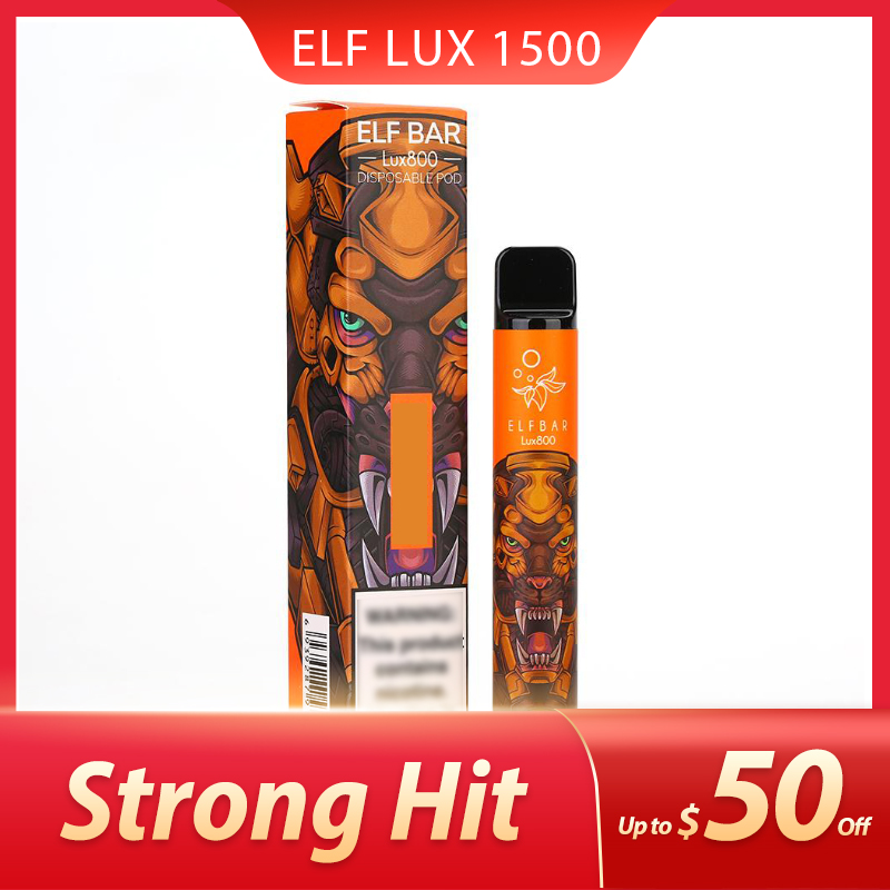 

ELFBAR LUX 1500 Puffs 2% ELF BAR Disposable Vape Pen