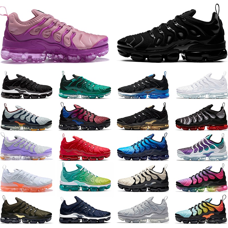 

TN Plus Men Women Running Shoes Chaussures Triple White Black Atlanta Gold Grape Hyper Blue Orange Mens Outdoor Sneakers Sports Runners, #8 hyper blue 36-47