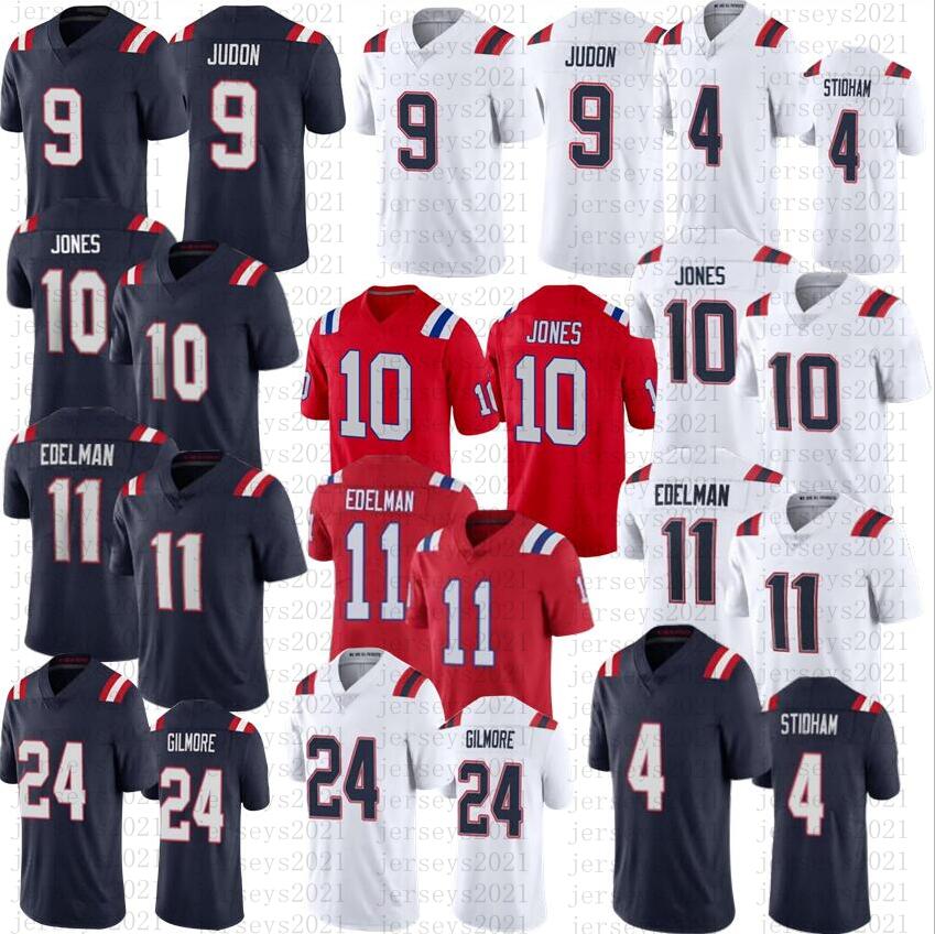 

Men Women youth 10 Mac Jones Football Jersey 9 Matt Judon 24 Stephon Gilmore 4 Jarrett Stidham 11 Julian Edelman Stitched jerseys, As