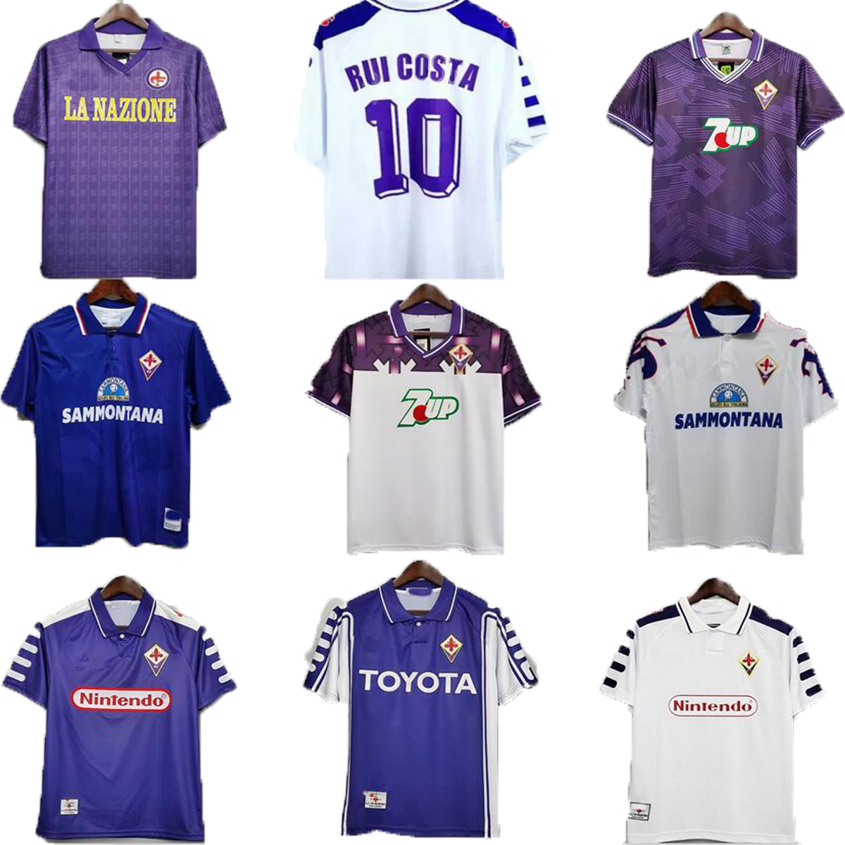 

1991 1992 Fiorentina Retro Soccer Jerseys home away1993 1998 1999 Gabriel Football Shirts 89 90 91 92 93 94 95 96 97 98 99 Batistuta RUI COSTA Uniforms Vintage, 9899
