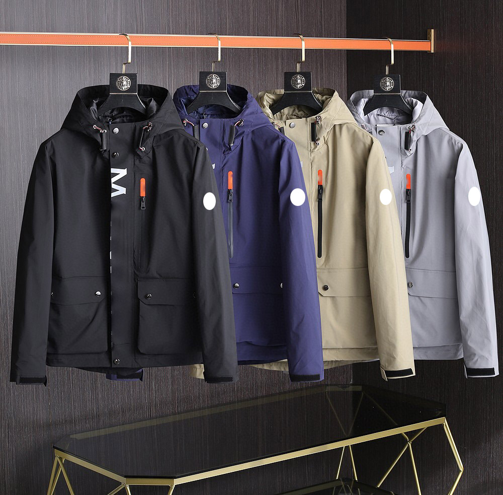

New Designer Mens Jackets Embroidered letter Badge Coats Leisure Outdoor Sportswear Jacket Printing Style 4color, Supplement (not shipped separately)