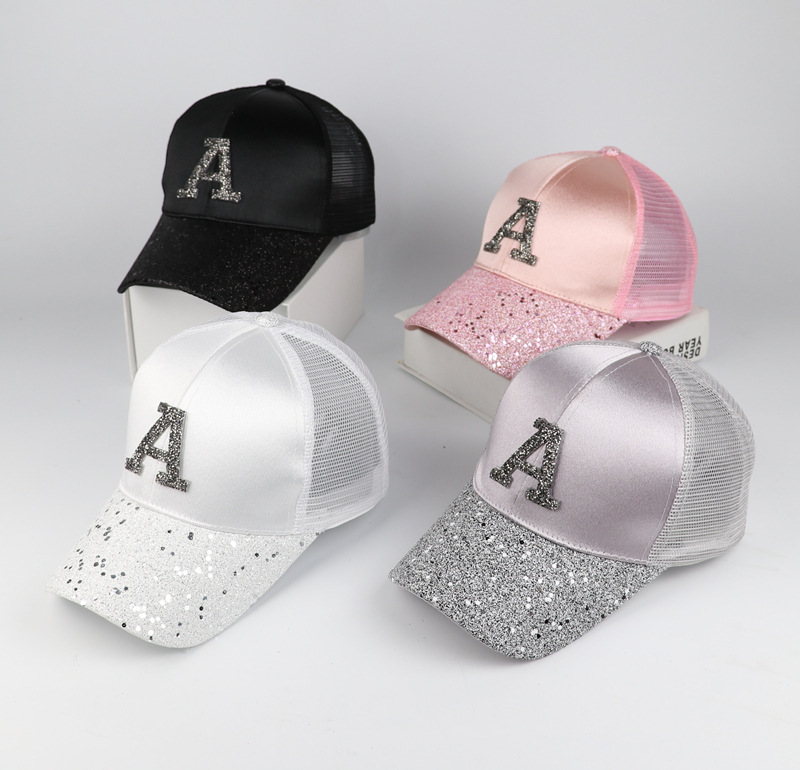 men ball caps womens fashion summer leisure duckbill cap street trend half mesh ventilation capital letter designer hat good quality single flower h