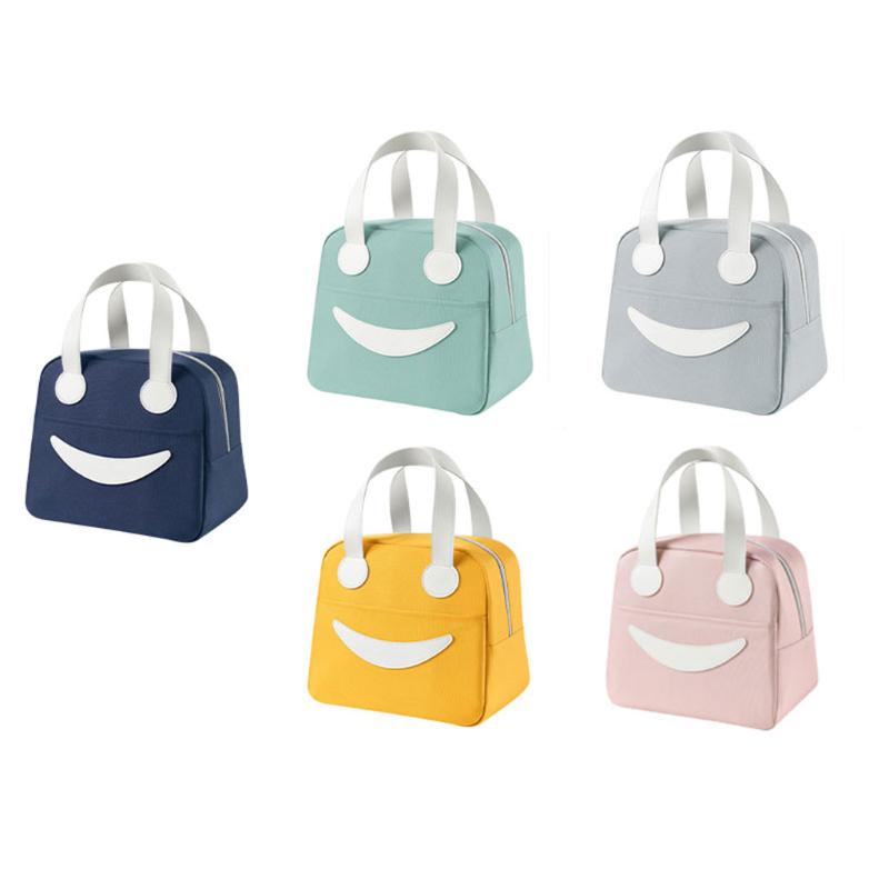 

Dinnerware Sets Tote Insulation Cotton Aluminum Foil Portable Smoothly Zipper Single Person Capacity Lunch Bag Cooler Thermal For Picnic Adu