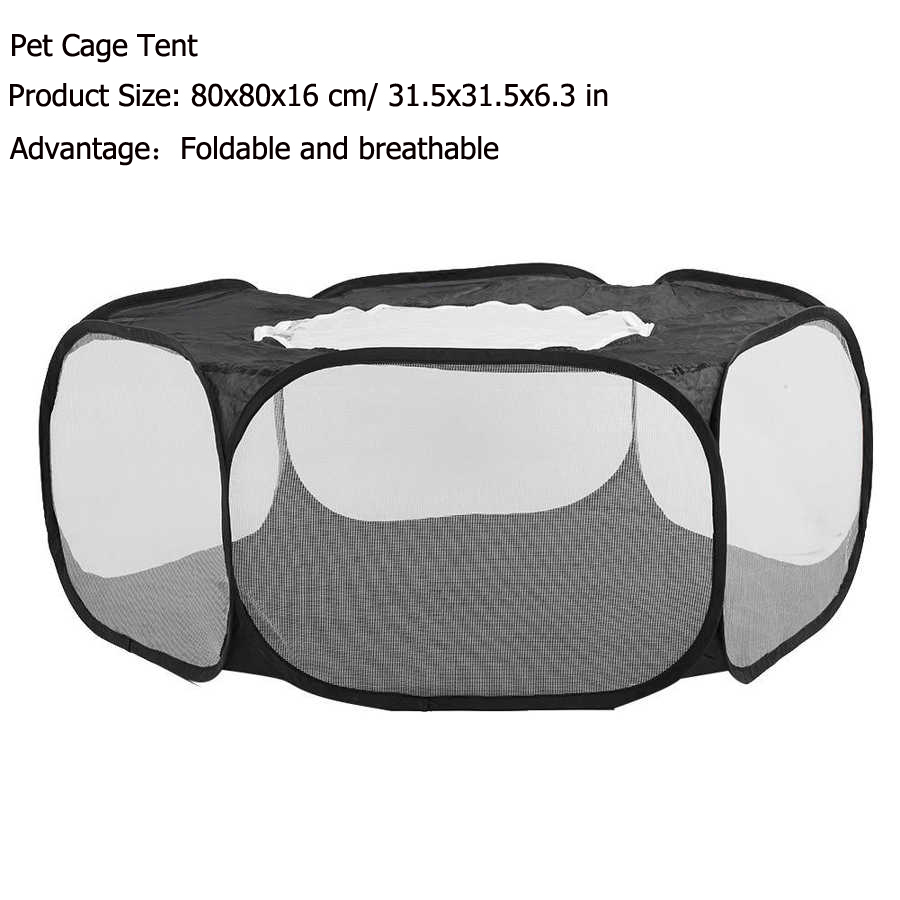 

Portabe Pet Tent Rabbit House For arge Sma Dogs Indoor Outdoor Fodabe Kennes Fences Paypen Puppy Cats Cage Deivery Room, Default color