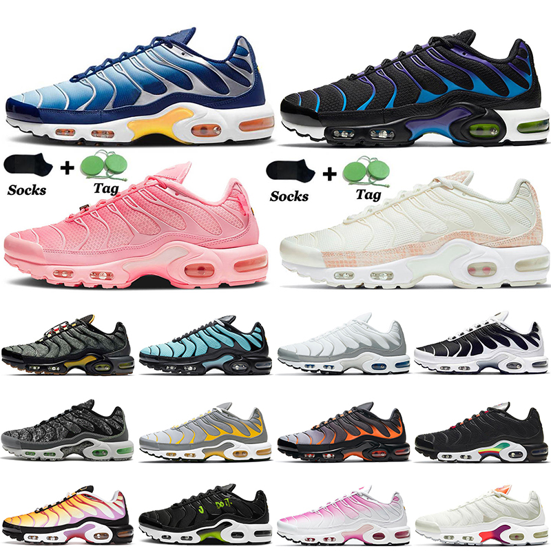 

2021 Tn Plus Mens Womens Running Shoes Atlanta BIG SIZE US 12 Sherbert Blue Void Laser Orange Special Pink Snakeskin Bleached Aqua Outdoor Trainers Sneakers 36-46, W37 triple black 36-46