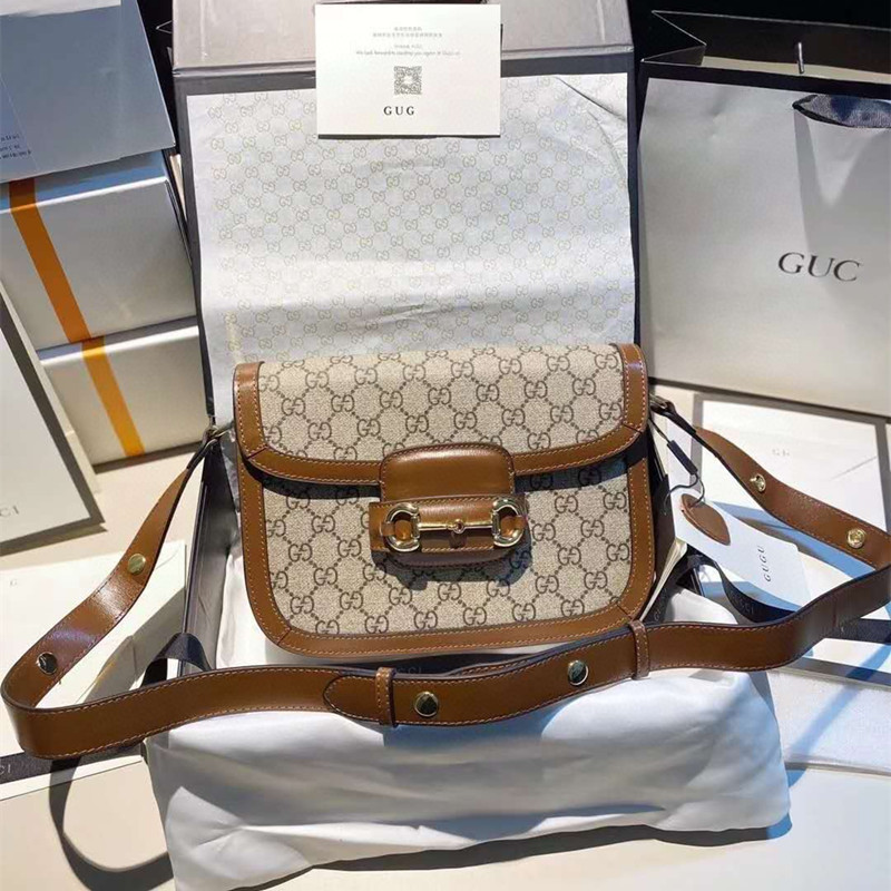 Design Purse 1955 saddle bag new summer leather diagonal versatile one shoulder underarm women's fashion