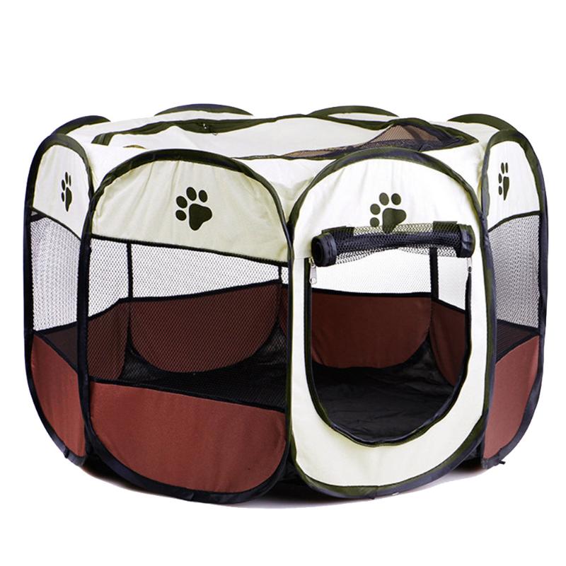 

Foldable Octagonal Pet Dog Fence Tent Waterproof Comfortable Breathable Mesh House SNO88 Kennels & Pens