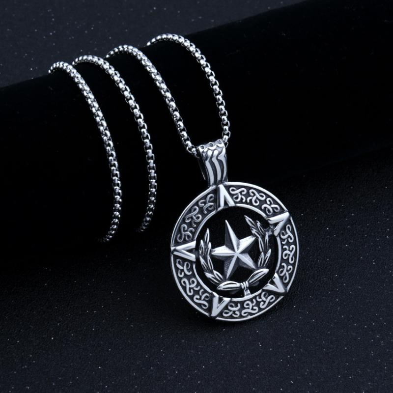 

Pendant Necklaces Punk Hip-hop Necklace Ornament Cool Retro Stylish Guy's Nightclub