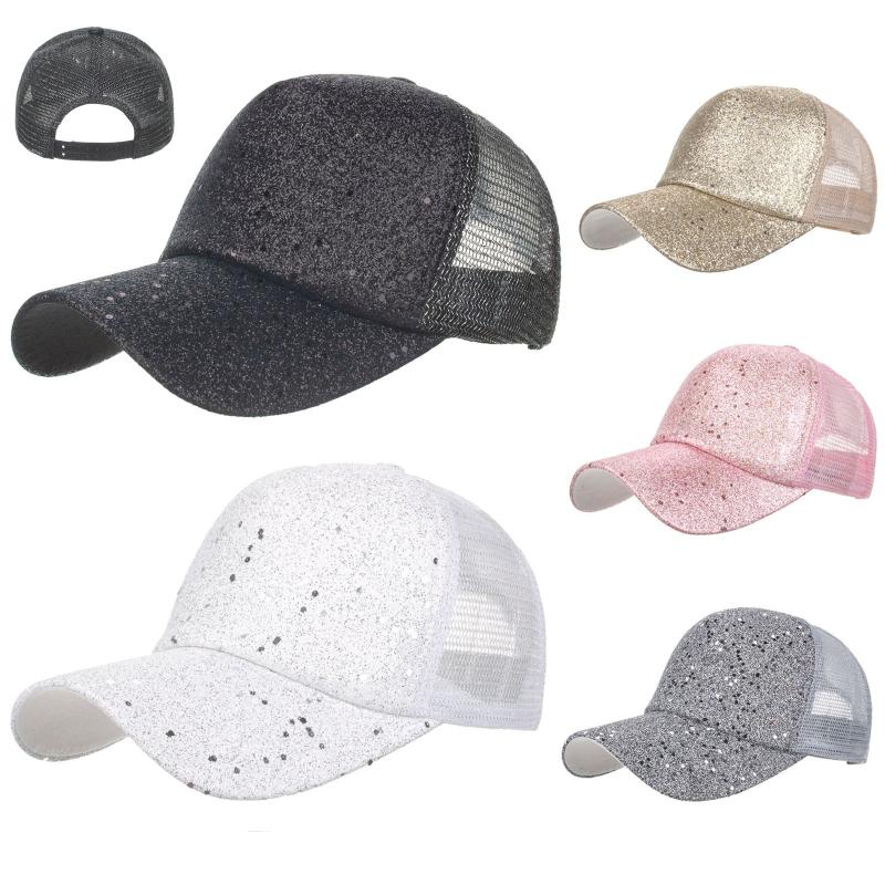 

Ball Caps Fashion Women Men Breathable Beach Adjustable Baseball Cap Hip Hop Hat Sun Solid Color Travel, White