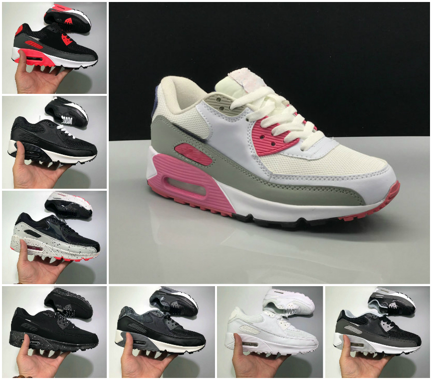 

Top Quality 90 Running Shoes Womens Chaussures USA White Green Ultramarine Cool Grey Barely Rose 90s Mens Trainers Outdoor Sports Sneakers size 36-45