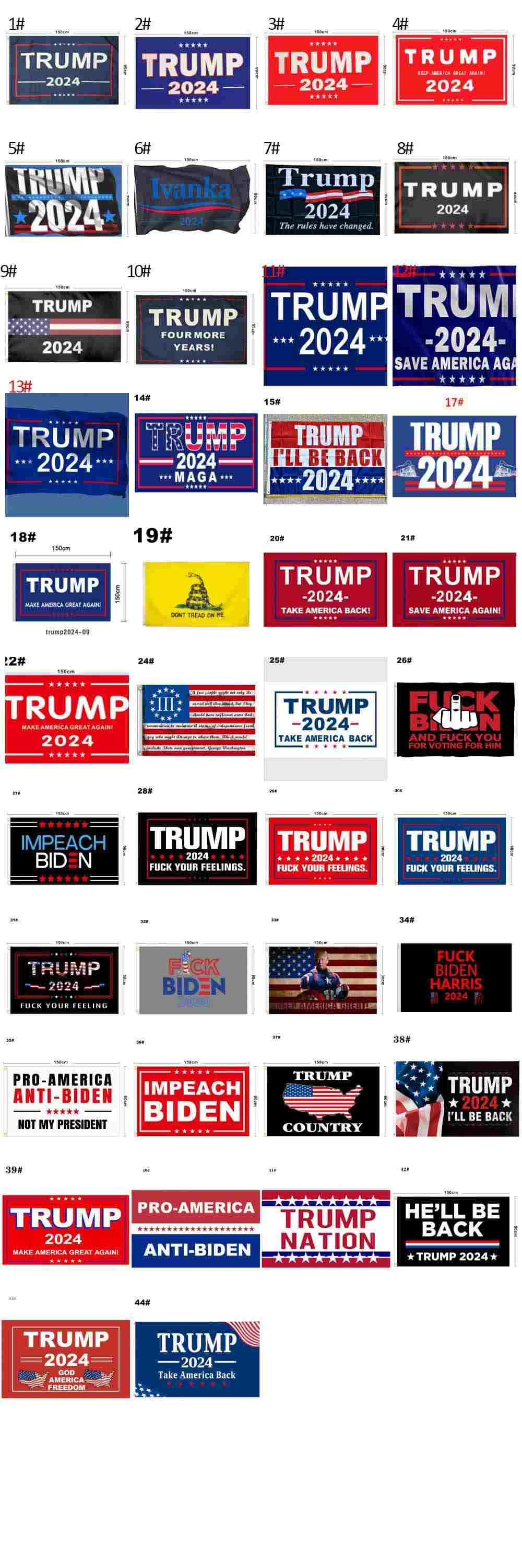 

80 designs direct factory 3x5 Ft 90*150 cm save america again Trump Flag For 2024 President USA Biden Flags DHL Ship