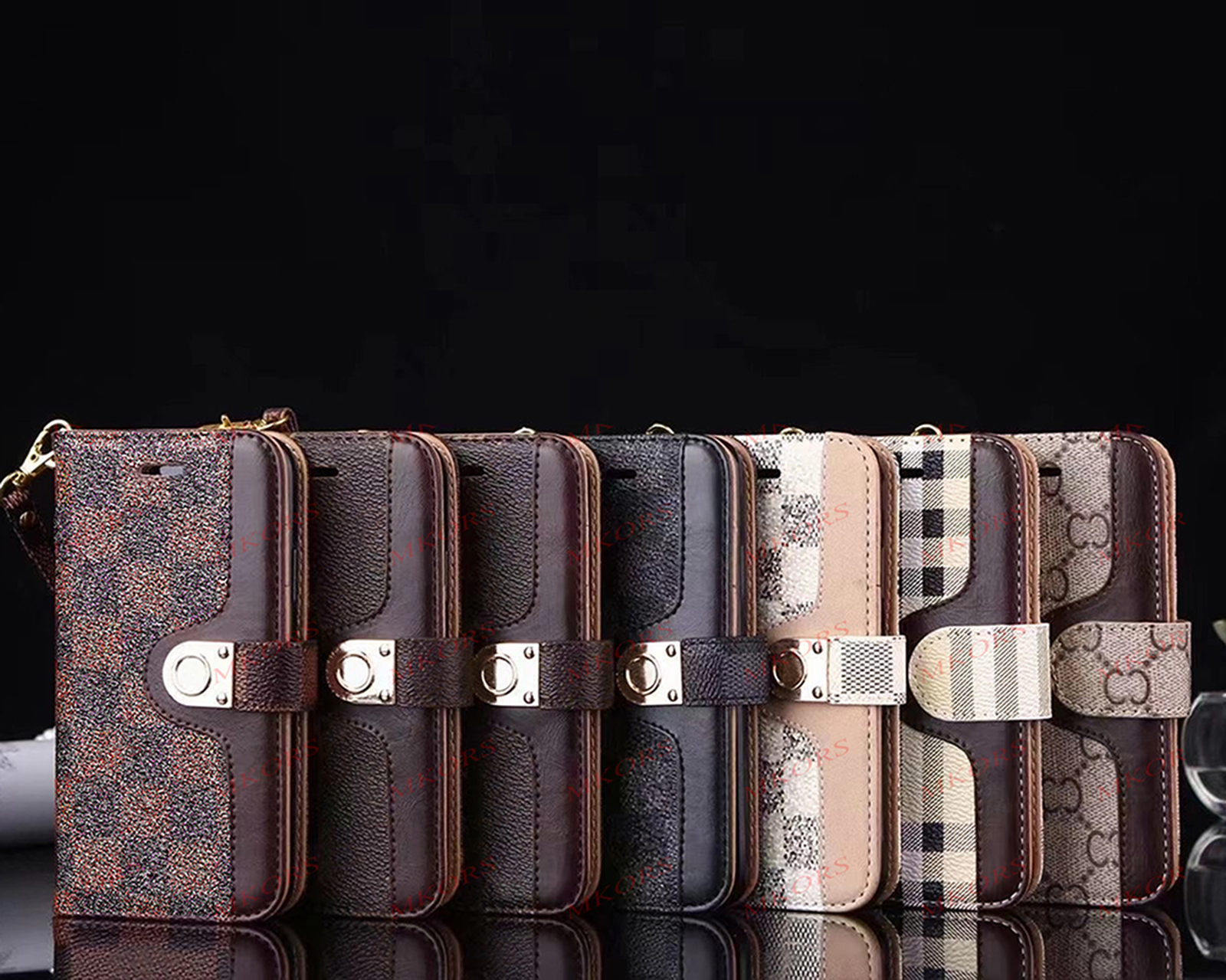 

Design Wallet Phone Case for iPhone 11 Pro 12 Mini X Xsmax XR 8 7 6 6s Plus SE 12Pro Leather Cover for Samsung S21 S21plus S20 Ultra S10 S9