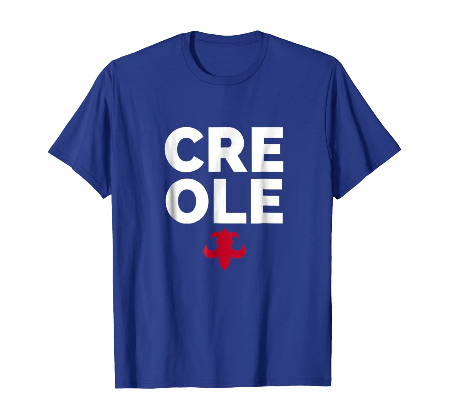 

creole fleur de lis louisiana gumbolife tee, White;black