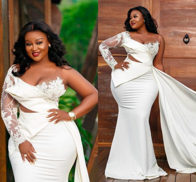 

Modest Aso Ebi Mermaid Plus Size Evening Dresses 2022 Lace Beaded Long Sleeve Sexy African Prom Gowns 2021 Robe Noir soirée Party Wear, Customize