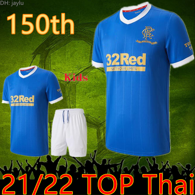 

2021 Rangers 150th Anniversary Soccer Jerseys Glasgow 2022 TRAINING TEE VEST CHAMPIONS 55 DEFOE HAGI BARKER MORELOS SPECIAL 20 21 22 Footbal, Black;yellow