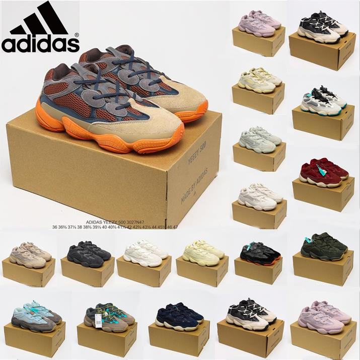 

kanye west x Adidas yeezy BOOST 500 running shoes Desert Rat mens womens combustion Bone White Utility Stone Soft Sport sneakers 500s Blush Moon Yellow Salt trainers, I need look other product