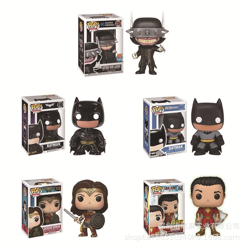 

Funko pop Dark Knight Batman thunder Shazam model doll DC hero hand-made ornament