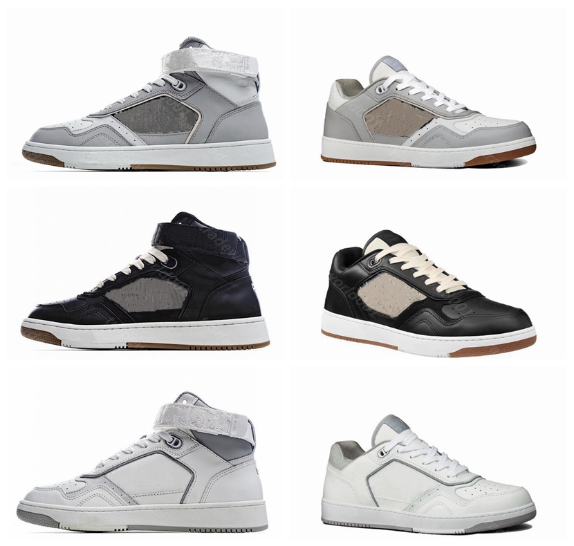 

2021 Newest Men's B27 Casual Shoes Luminous Printed Leather Women's Sneakers Low-top High-top Running Training Shoes Inclined Lace 35-45, D shoes