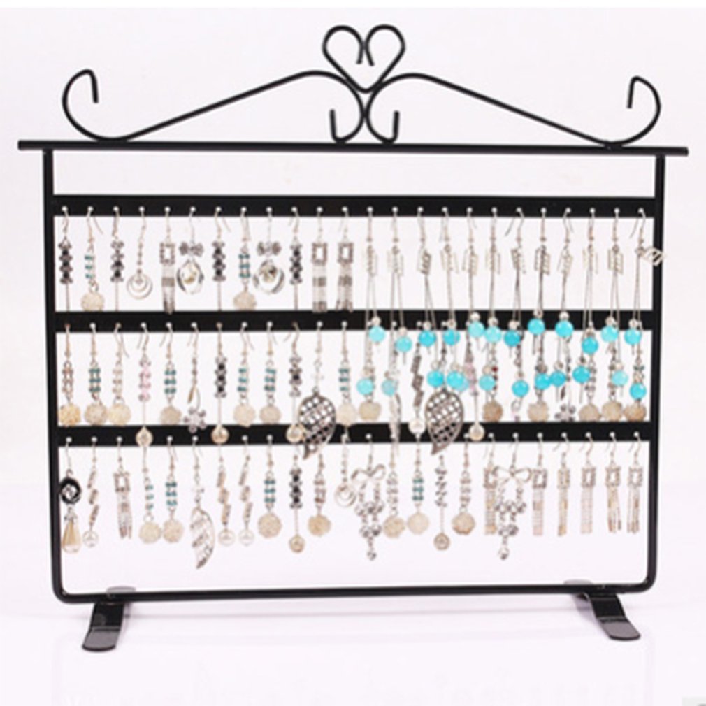 72 Gate Earrings/Chaining/Earrings Jewelry display Holder Stand Showcase Metals Jewelry Organiser Rack Plate Oorbel Holder-image-692413042