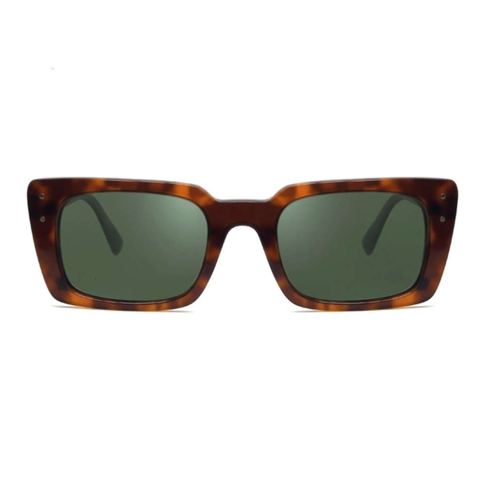 

Highend accessories Rectangle Vintage Acetate Women Fashion Polarized Sun Glass Sunglass, Black