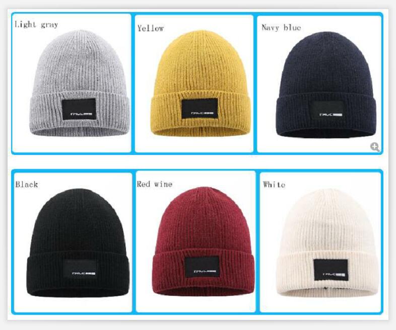 

Knitted Hat Men Women Autumn Winter Outdoor sport caps Solid Color Unisex Warm Hats Super Good Quality, Deep grey