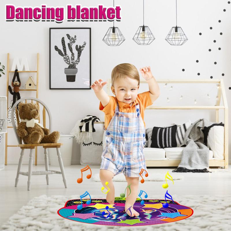 

Children'S Oversized Piano Toy Music Blanket Baby Dancing Mat Carpet Game Pad Back Of Anti-Skid Net Climbing Carpets