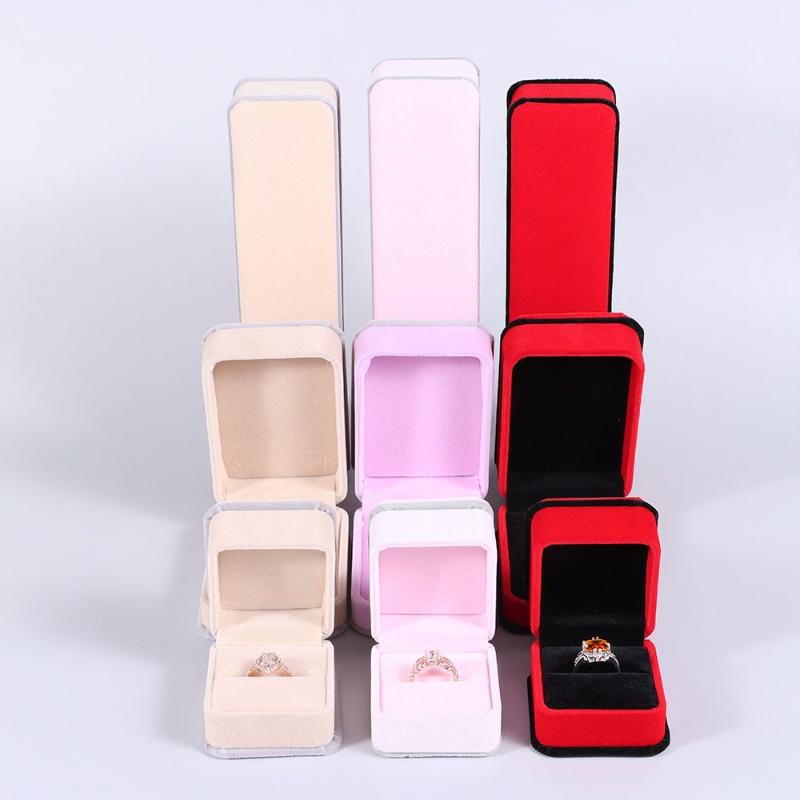 

Jewelry Pouches, Bags Luxury Gift Shop Valentine's Day Necklace Case Holder Boxes Earring Organizer Box Rings Storage