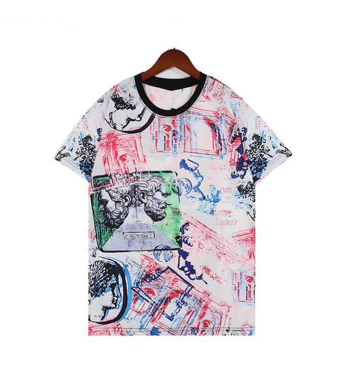 

2022 summer new pattern Men's Women's T-shirt tee Polos Short Sleeves High Quality brand Men's designer T-Shirts 13#