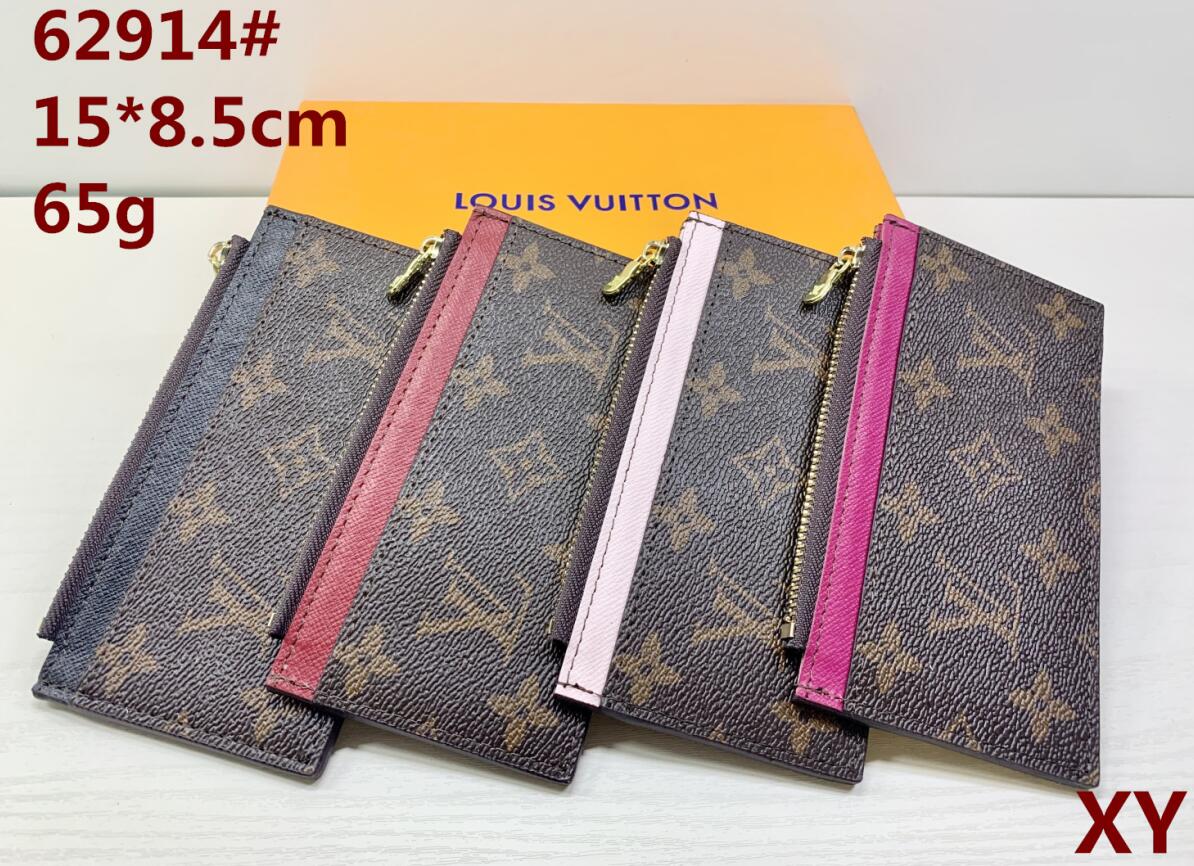 

2021 new fashion men's and women's old flower long wallet clutch bag dinnerbag, Shipping