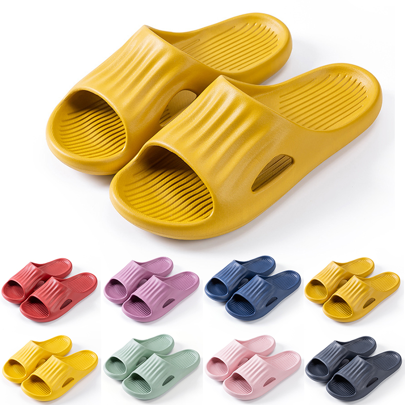 

Lower Price Non-Brand mens women slippers shoes red Lemon yellow green pink purple blue men slipper bathroom wading shoe size 36-45, Item #1