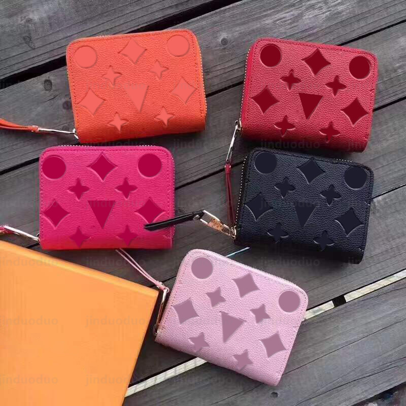 

Luxurys designer High quality Genuine Leather Wallets Purse Holders Coin wallet handbag single card holder Men free Women's Black Lambskin long Key Pocket, Box