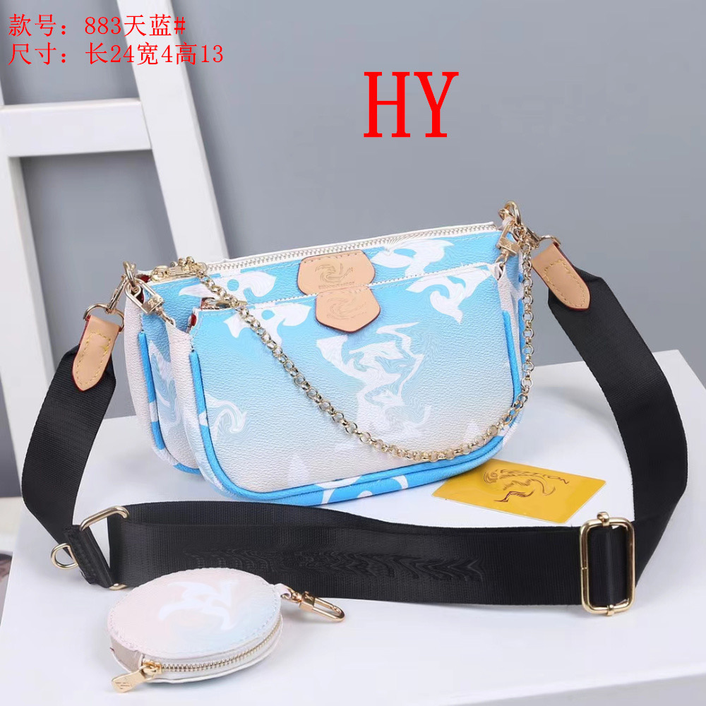

Top quality woman luxurys designers crossbody bags wallet backpack handbags purses card holder bag shoulder tote mini 3-piece set, Pay for difference