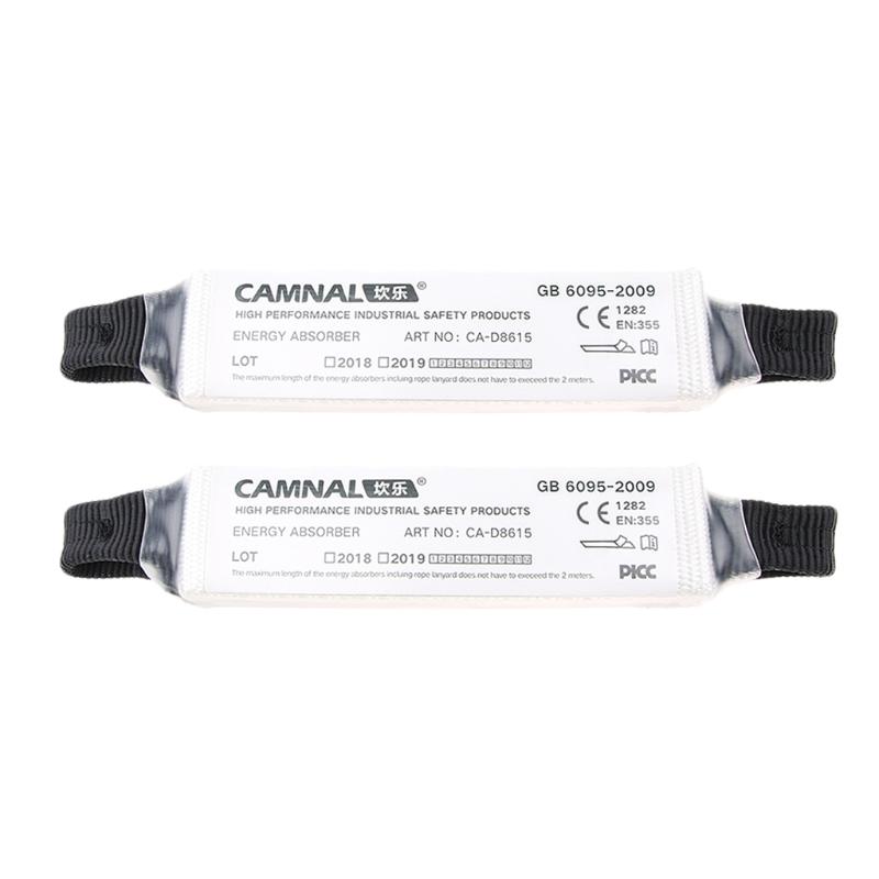 

2x Climbing Energy Absorbing Lanyard Absorber Rope Fall Protection Outdoor Gadgets