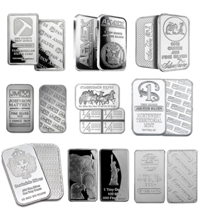 

Arts and Crafts 1 oz Australia Switzerland Germany American Silver Bar Bullion silvering SilverCoin No Magnetic Business Gift