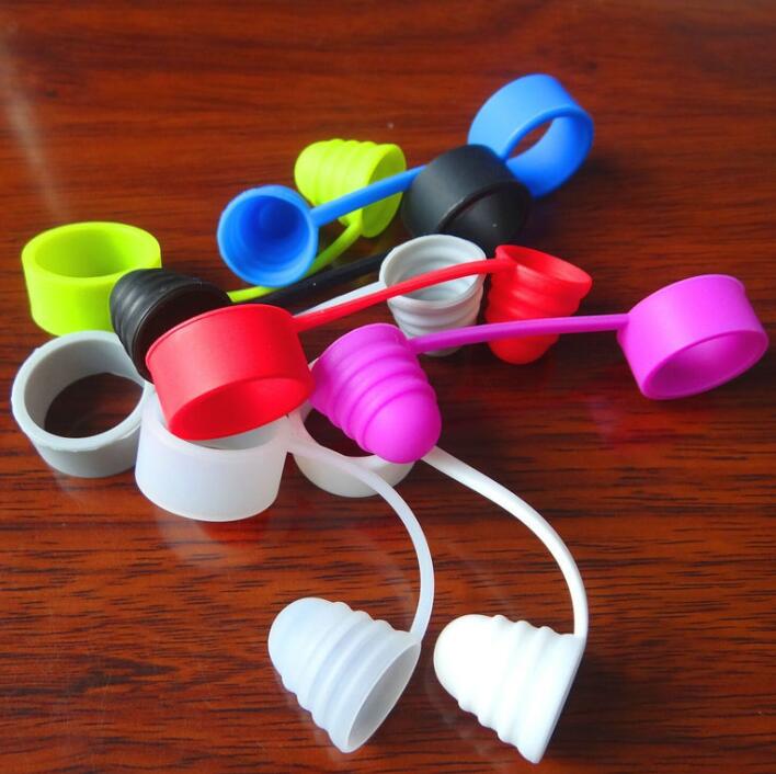 

Silicone Caps Ecig Universal Dust Cap Vape Band For Atomizers Tank RDA RTA Dustproof Resistance Caps Drip Tips Cover