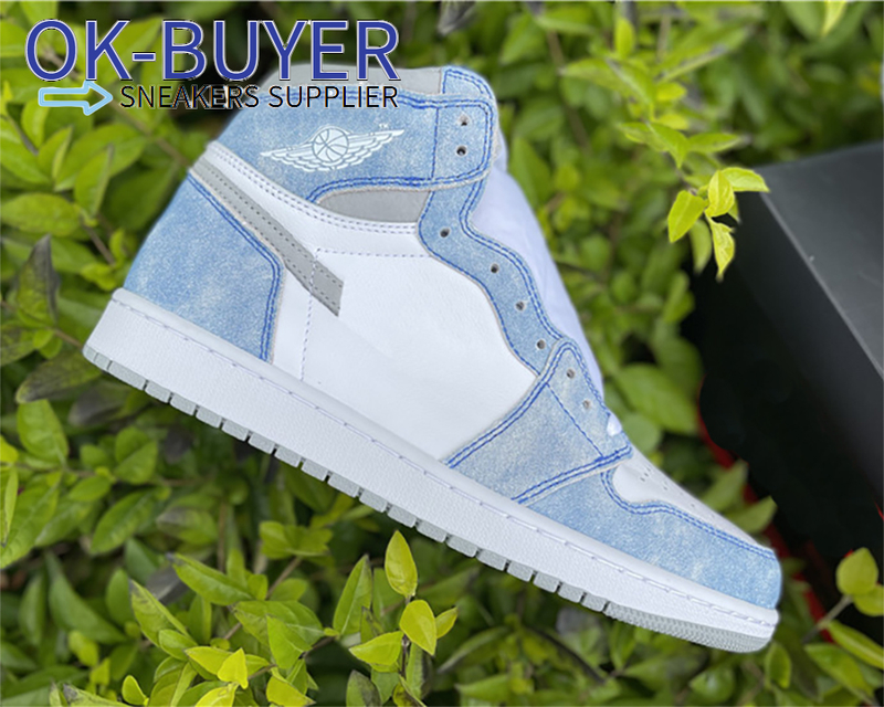 

Mens Basketball Shoes 1s Jumpman 1 High OG Hyper Royal Women Men Washed white blue luxurys designers Chaussures Sports, #1
