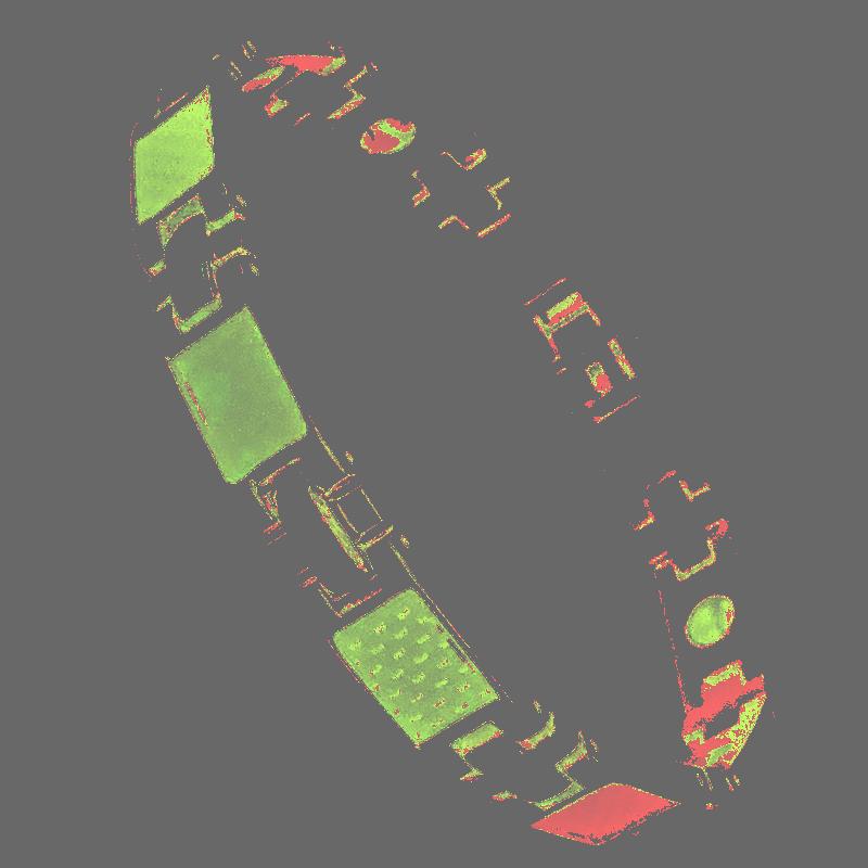 

Link, Chain Men's Quality Stainless Steel Cross Bracelets Punk Energy Health Care Therapy Magnetic Homme Link Male Wristband Jewelry