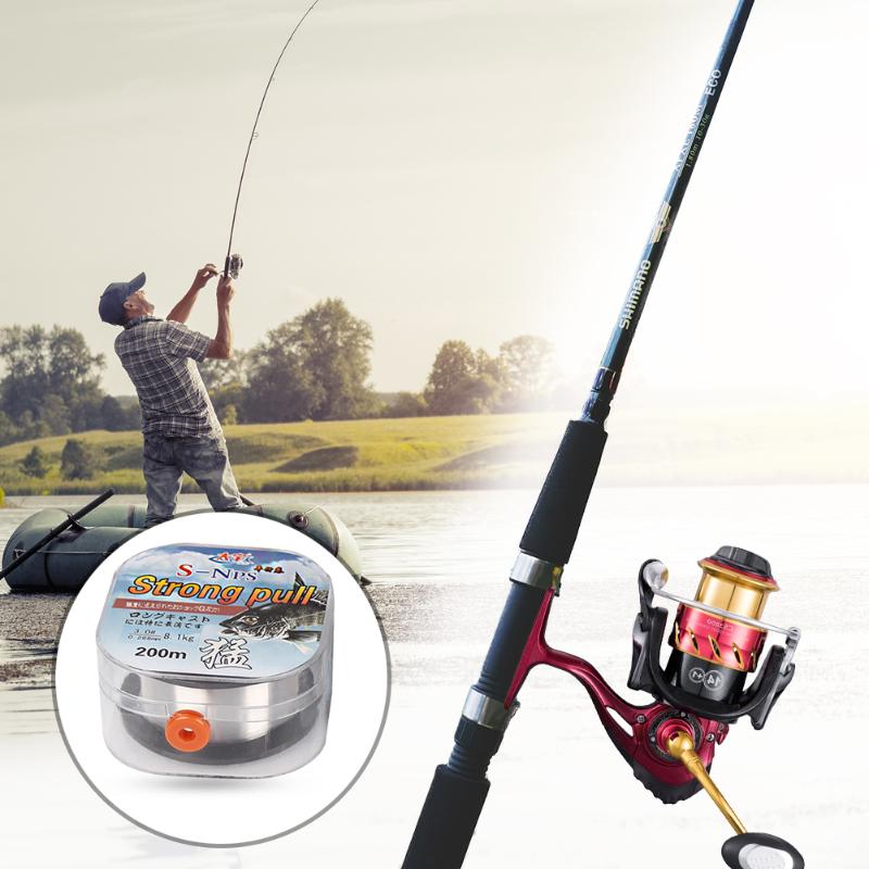 

200m 1.0/1.2/1.5/2.0 Portable Fishing Line Nylon Strong Wear-resistant Japan Saltwater Rope Cord Accessorie Braid